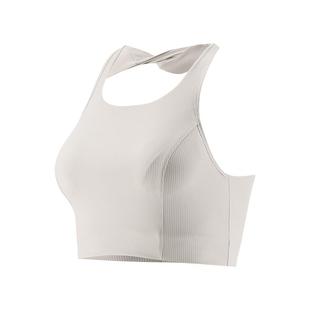迪卡侬运动文胸中强度健身瑜伽内衣长款防震美背训练背心外穿SAS1