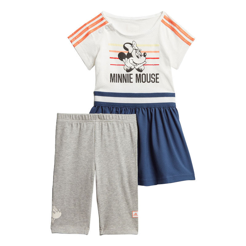 Adidas/阿迪达斯正品当季新款女婴童休闲舒适运动套装 FM2862