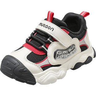 牧童小童运动鞋春秋新款男童跑步轻便减震儿童休闲鞋透气女童鞋子