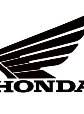 适用本田镂空HONDA翅膀车标贴纸