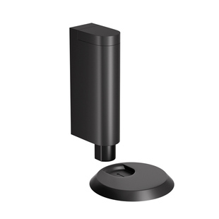 超薄隐形地吸免打孔新款卫生间门吸门阻防撞铝合金玻璃门强磁防风