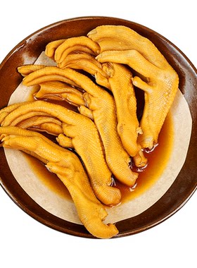 闽禽皇龙岩泡鸭爪鸭掌福建特产香辣卤味休闲小零食下酒菜食品辣味