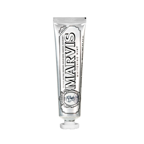 Marvis玛尔斯牙膏亮白去渍薄荷85ml 去口气意大利进口玛尔仕牙膏