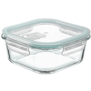 空气炸锅专用碗高硼硅玻璃碗耐高温微波炉加热碗盖子带气阀大小号