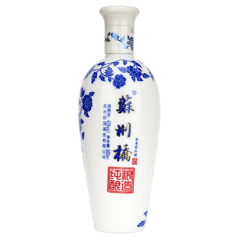 苏州桥浓香型白酒42度粮食酒
