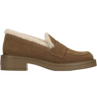【秋冬新品】SW CELIA LITE SHEARLING LOAFER拼接圆头粗跟乐福鞋