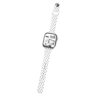 匠戴适用苹果S11手表iwatch11表带applewatch10波点小蛮腰新款S10硅胶运动s9春夏天女款8高级韩系se3智能软壳