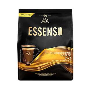 LOR艾昇斯Essenso咖啡二合一速溶咖啡粉无糖添加320g*4袋提神正品