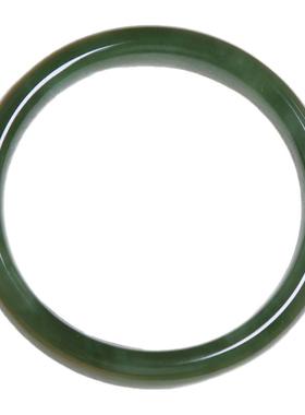珪宝和田玉碧玉正装手镯56.4mm