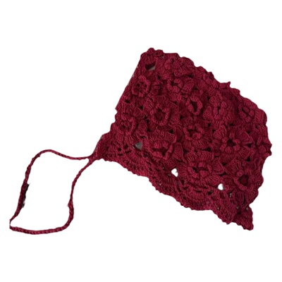 异域风情蕾丝编织针织帽