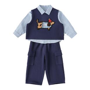 男童春装男宝宝套装2026春季新款小少爷衣服帅气小男孩春秋童装潮
