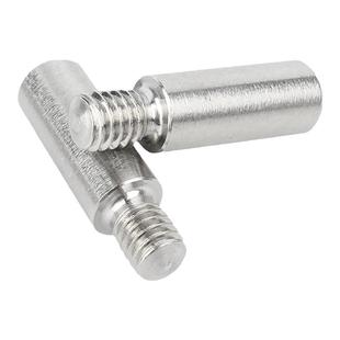 304不锈钢一字开槽无头台阶螺钉轴位螺杆GB831轴位螺栓外螺纹销钉
