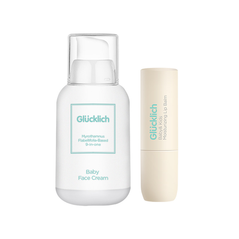 露科乐婴幼儿草本植萃面霜唇膏换季滋润缩水保湿护肤润唇呵护肌肤