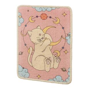 剑麻猫抓板贴墙立式猫抓板耐磨不掉屑猫咪玩具挂上猫爪墙贴猫抓垫