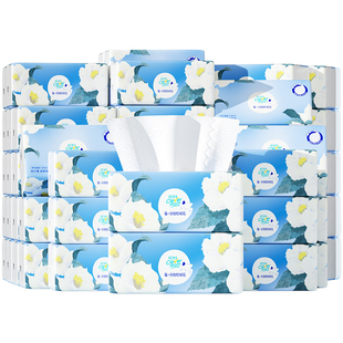 聪妈抽纸巾480张超大包实惠装整箱批家用婴儿餐巾纸卫生纸面巾纸