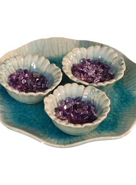 泰国进口小碗东南亚风陶瓷叶子