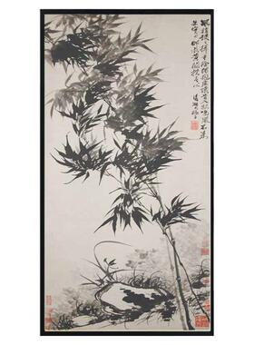 走廊新中式是合金画框有机玻璃
