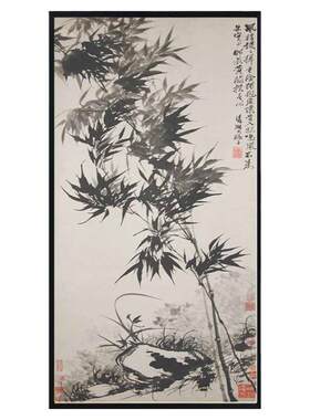 走廊新中式是合金画框有机玻璃