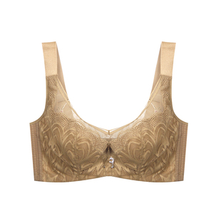 玉姿一族文胸女正品聚拢7073 C杯薄款软钢圈海藻纤维大码新款内衣