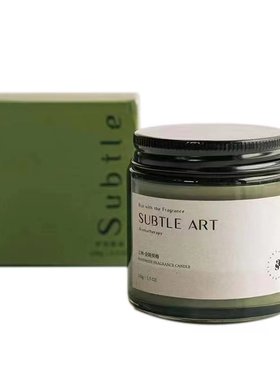 察木SubtleArt卧室香薰蜡烛