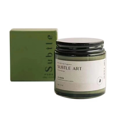 察木 SubtleArt卧室助眠香薰蜡烛香氛室内大豆蜡植物精油伴手礼