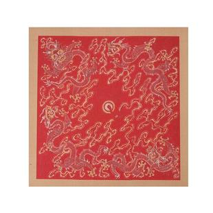 蜡染微喷宣纸空白四字吉言对联斗方书法作品纸彩色方形纸半生半熟毛笔字比赛专用纸小品手札团扇小楷作品纸