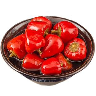 四川泡椒圆灯笼珠子椒酸辣椒坛泡红椒青色圆辣椒新鲜灯笼泡红海椒