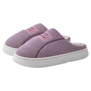 回力拖鞋女冬季厚底家居防滑静音2026新款毛绒保暖棉拖鞋男款秋季