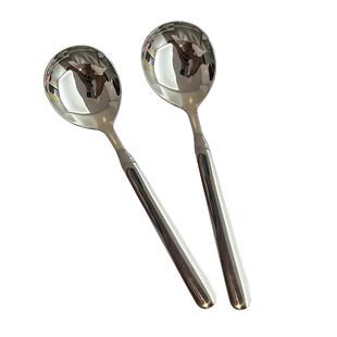 哇厨316不锈钢勺子家用儿童吃饭食品级可爱勺子汤匙高档加深调羹