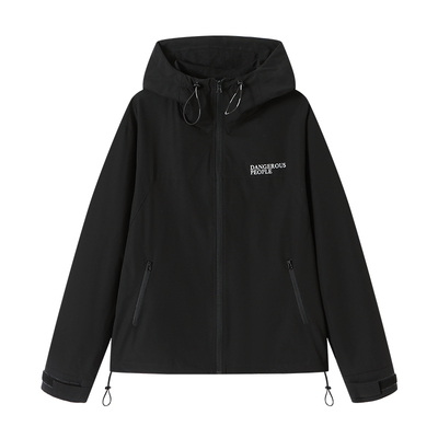 薛之谦dsp字母印花连帽夹克