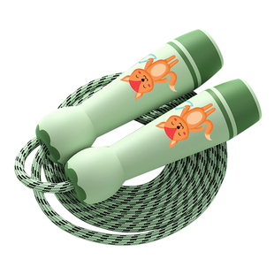 MenteCaro跳绳儿童幼儿园初学棉绳专用小学生练习麻绳耐磨一年级