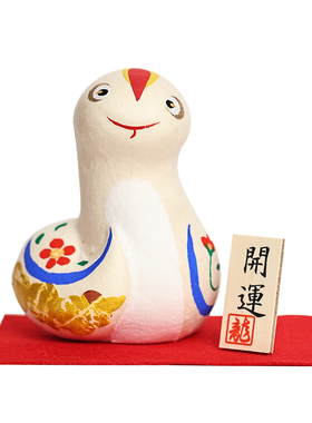 日本龙虎堂2025蛇年限定生肖摆件