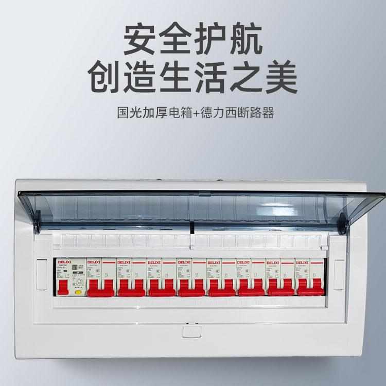 接线成品双铜线家用配电箱暗装开关漏保家装电盒电表箱成套分线箱