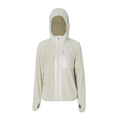 羽毛纱氢氧绒拉链外套休闲潮服