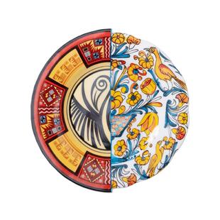 【新年送礼】seletti餐具高级感中西合璧装饰盘西餐盘子波西米亚