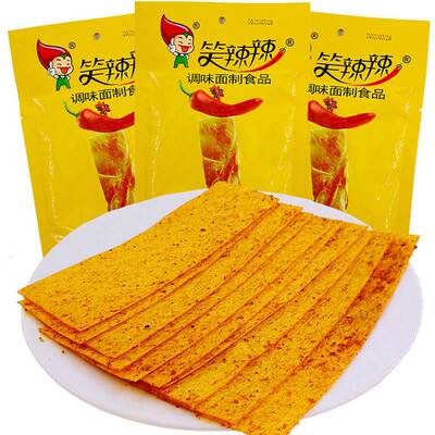 笑辣辣印度飞饼辣条怀旧辣片