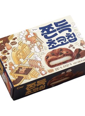 韩国进口青佑巧克力夹心软曲奇
