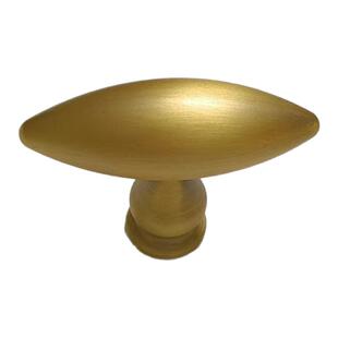 法式中古风个性橄榄型复古衣柜门把手轻奢金色鞋柜抽屉小拉手