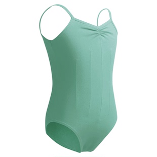 儿童舞蹈服女夏季吊带短裤分体套装女童中国舞练功服形体服跳舞衣