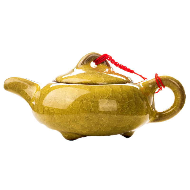特价冰裂釉茶壶陶瓷茶壶紫砂茶壶台湾冰裂纹泡茶壶复古功夫茶具