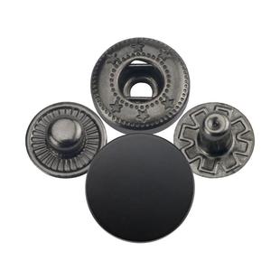 羽绒服按扣免缝钉扣衣服纽扣扣子按压式暗扣子母扣摁扣金属四合扣