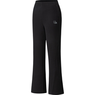 【谷爱凌同款】安踏ICONIC丨微喇裤女子修身显瘦休闲裤162618315