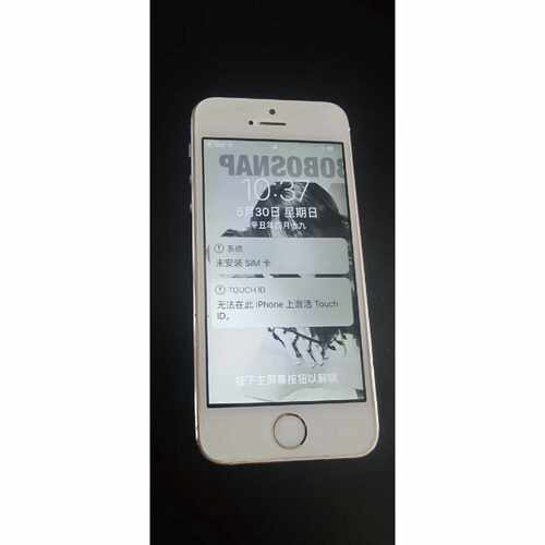 苹果iPhone5s金色单机出无配件成色还可以边