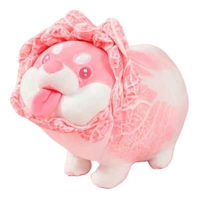 【正版蔬菜精灵】粉色菜狗玩偶