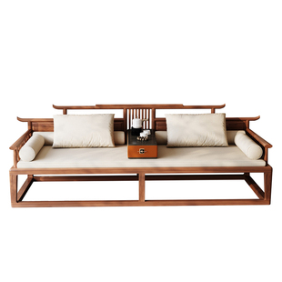 新中式实木沙发垫罗汉床专用垫2025新款红木沙发坐垫客厅茶室垫子