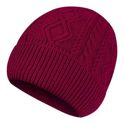 100%羊毛冬季奶奶帽子女中老年人