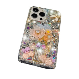 Rhinestone Cases For iPhone 17 17Pro 17Air 17PM 16 15 14 Air Plus Pro Max Case Diamond Phone Cover