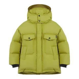 EBAER羽绒服儿童冬装保暖一手长面包服男童女童2025新款羽绒外套