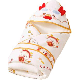 新生婴儿抱被初生纯棉包被春秋冬季加厚款包单10-11月份宝宝产房