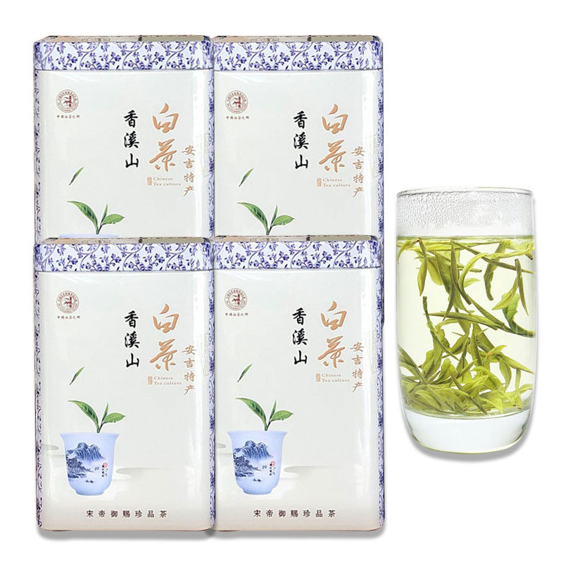 现货2026新茶叶安吉特产白茶500克雨前特级安吉白春茶绿茶散装